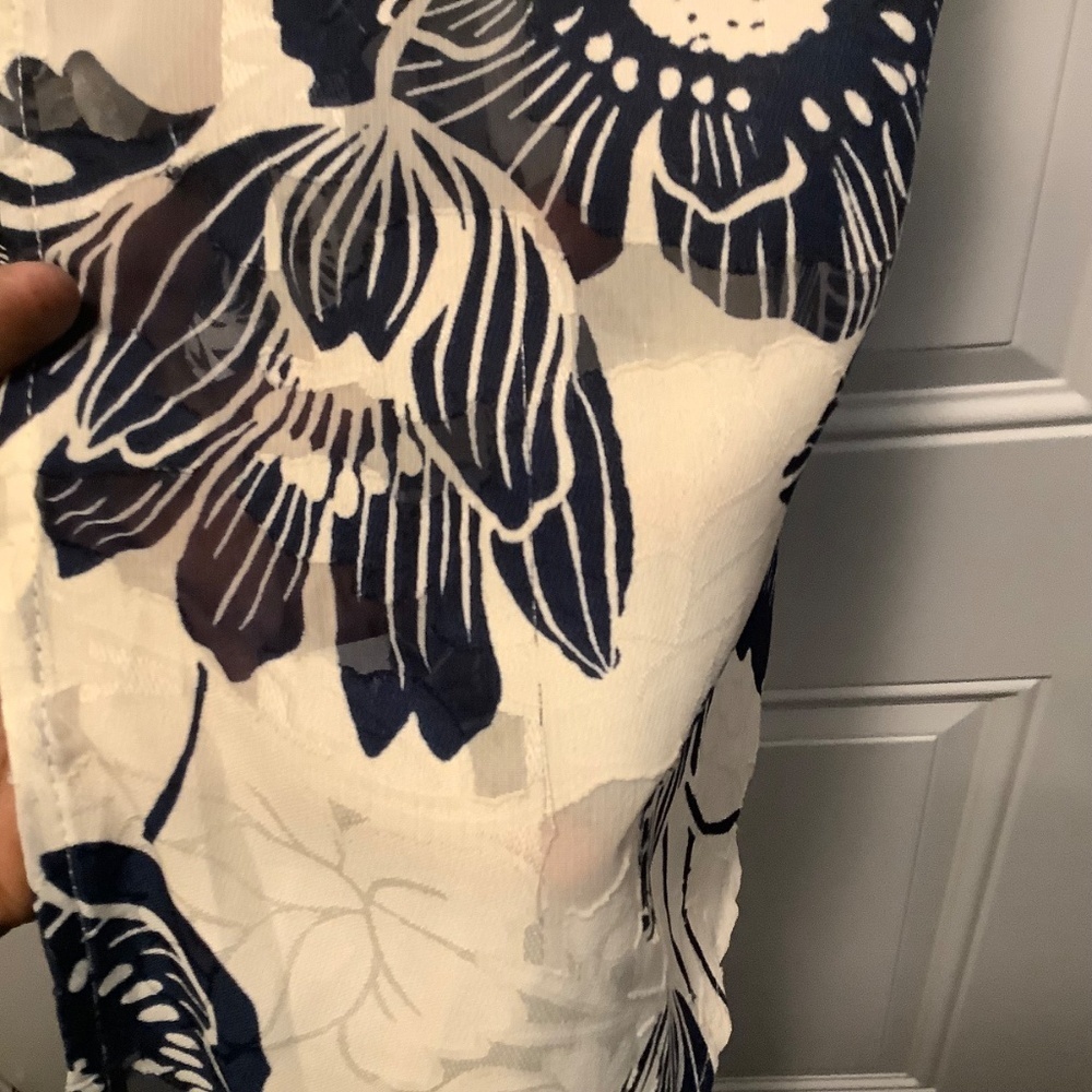 altar’d state| Burnout Tie Front Kimono Bell Sleeves Boho Floral *Flaw* Sz S - Picture 3 of 8